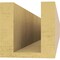 Ekena Millwork 4in. W x 4in. H x 36in. L Del Monte Woodgrain TimberThane Rafter Tail, Primed Tan RFTUR04X04X36DELRCPR - alternate 2